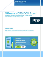 Vmware Certified Professional 5 Â " Data Center Virtualization (Vcp5-Dcv) Exam