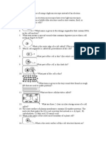 Cell Structure Quiz