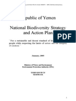 Republic of Yemen National Biodiversity Strategy and Action Plan