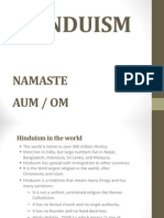 Hinduism: Namaste Aum / Om