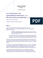 G.R. No. 106720 September 15, 1994 Spouses Roberto and Thelma Ajero, Petitioners, The Court of Appeals and Clemente Sand, Respondents