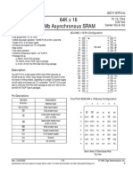 64Kx16 1Mb Asynchronous SRAM