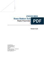 ZXG10 BSS (V6.20) Radio Parameters Manual (Volume I) PDF