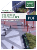 Fianna Fail Pre Budget Submission Final Draft