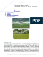 Movimiento Del Agua Suelo Determinacion Velocidad Infiltracion Cilindros Infiltrometros