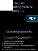 Cloth Cutting Machine Using PLC