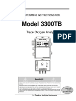 Oxygen Analyzer Man - 3300tb