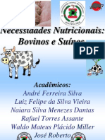 Necessidades Nutricionais de Bovinos e Suínos