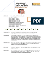 SHS Daily Bulletin 10-13-14