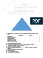 Examen Sociales Egipto 2 Evaluación