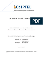 Las Telecomunicaciones En-El Perú Mercados de Servicios PDF