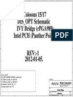 DV7 DV6 7000 Wistron - Colossus - 15 - 17 - Intel - Rev - 1 - SCH PDF