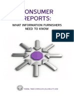 Consumer Reports What Information Furnishers Need Know