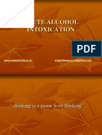 Acute Alcohol Intoxication