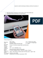 Electrostatic Field Meter