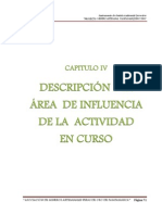 V Descripción Del Área de Influencia de La Actividad en Curso