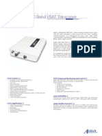 Outdoor Units: AAV 980 OHT C-Band VSAT Transceiver