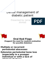 Dental Management of Diabetic Patient