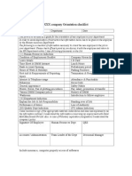 XXX Company Orientation Checklist: Name: Department: Date