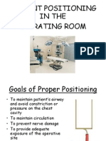 Patient Positioning in The Operating Room