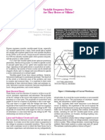 Featur e Ar Ticle: Variable Frequency Drives: Are They Heroes or Villains?