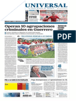 GradoCeroPress-Lun 13 Octubre 2014 - Portadas de Los Diarios de Mayor Circulación en México PDF