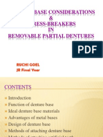 Denture Base and Stress Breaker in RPD