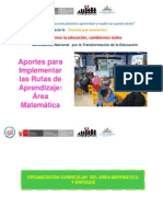 Rutas de Aprendizaje Matematica y Comunicacion