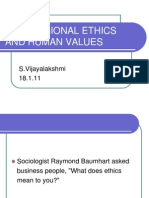 Professional Ethics and Human Values (1) .PPT 1