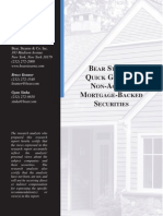 Bear Stearns Bear Stearns Quick Guide To NonAgency Mortgage Back Securities