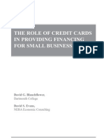 The Role of Credit Cards in Providing Financing For Small Businesses