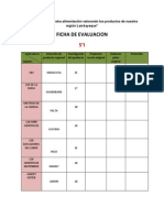 5°año Ficha de Evaluacion Grupaly Seleccion Del Producto