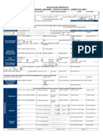 Planilla de Solicitud Multiproducto Tarjeta de Credito Bancaribe PDF