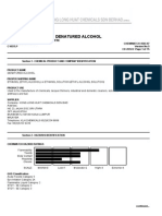 Denatured Alcohol, BI GHS 2012