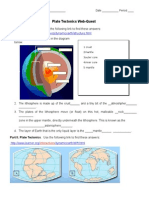 Plate Tectonics Web Quest Student 1