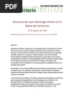 1944 Peron Discurso Bolsa de Comercio PDF