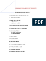 Geotechnical Lab Manual