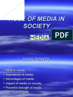 Role of Media in Society