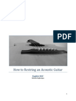 How To Restring An Acoustic Guitar Nicholas Ongkowijaya