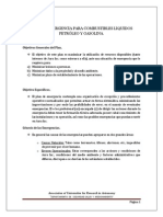 Plan de Emergencia para Combustible Liquidos para Petroleo y Gasolina PDF