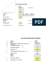 Lux Calculation Sheet For Internal Lighting: AHB 431 3bsa M.Bed Room 150 4.5 3.75 16.875 2.9