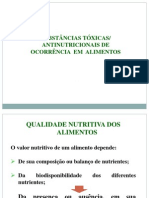 Aula Fatores Antinutricionais