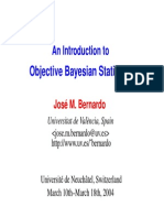 An Introduction To Objective Bayesian Statistics PDF