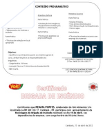 Brigada de Incêndio - CERTIFICADO VERSO