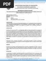 Programa de Especialización Implementacion de La Ley 29783 - Ley de SST PDF