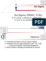 Six Sigma: DMAIC Y F (X)