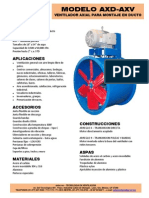 Airtec Ventiladores Industriales Axiales AXD PDF