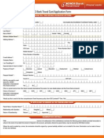 Travel Card N Multicurrency Application Form