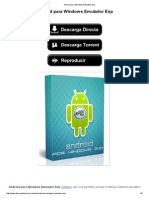 Android para Windows Emulador ESP (YOUWAVE) PDF