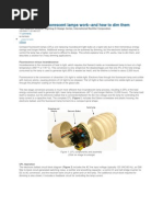 How Compact Fluorescent Lamps Work - and How To Dim Them